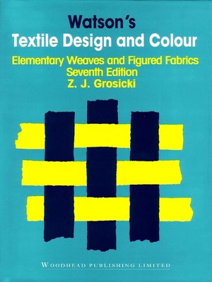 cover image of Watson's Textile Design and Colour